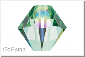 Swarovski Bicone 5328, 4mm, 214AB - peridot, AB, 25 Stk.